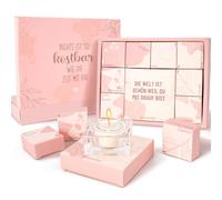 Coffret cadeau de bougies parfumées pour femme, message caché apparaît lors de la combustion - Cadeau d'anniversaire pour petite amie, mère, collègue