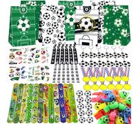 Coffret cadeau de football pour garçons, 96 pièces, comprenant un porte-clés et une médaille
