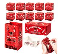 Coffret cadeau de remise de diplôme - Carte surprise 2026, support P0p up pour billets, boîte à confettis à faire soi-même | Cadeau de vœux à remplir pour fête de remise de diplôme 20 x 13 x