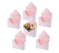 Coffret cadeau de Saint-Valentin - 6 boîtes de rangement pliantes romantiques, organisateur de cadeaux de grande capacité avec design décoratif, idéal pour les friandises au chocolat, les bonbons, les