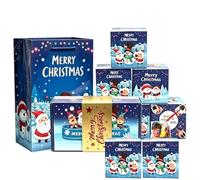 Coffret cadeau E.xplosion Surprise de noël, support de rebon.d pour cartes | Porte-monnaie de noël pour espèces, tirelires rebondissantes pliantes de luxes, cartes d'argent de noël, pour la familles
