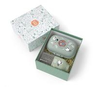 Coffret cadeau enfants boite à goûter raccoon
