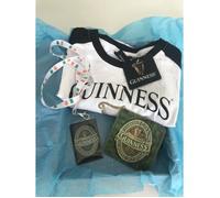 Coffret Cadeau - Guinness - T-Shirt Blanc - 100% Coton - Manches Courtes - Adulte S