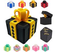 Coffret Cadeau Humoristique Adulte, Boite Cadeau Surprise Doigt, Coffrets Cadeaux Agaçant Imprimé en 3D, Coffrets Surprise pour Noël, Anniversaire (G)
