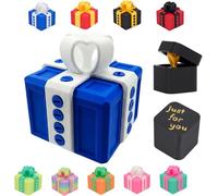 Coffret Cadeau Humoristique Adulte, Boite Cadeau Surprise Doigt, Coffrets Cadeaux Agaçant Imprimé en 3D, Coffrets Surprise pour Noël, Anniversaire (B)