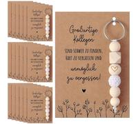 Coffret cadeau "Merci" comprenant un porte-clés et une carte