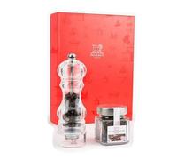 COFFRET CADEAU MOULIN A POIVRE NANCY 18 CM + 70G DE POIVRE TAN HOI - PEUGEOT SAVEURS
