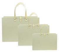 Coffret cadeau n or, comprenant 3 boîtes avec des poignées en cuir