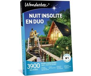 Coffret cadeau - Nuit insolite en duo - Wonderbox - 3900 séjours insolites
