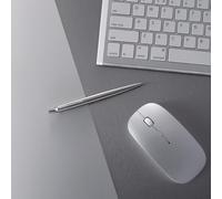 Coffret cadeau Parker Jotter Duo comprenant un stylo-plume et un stylo à bille - Acier inoxydable avec détails chromés - Recharge d'encre bleue