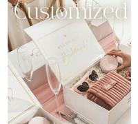 Coffret cadeau personnalisé, cadeau pour la fête des mères, cadeau pour demoiselle d'honneur, cadeau d'anniversaire, "Veux-tu être ma demoiselle d'honneur ?", coupe sur mesure, pour bébé, cadeau atten