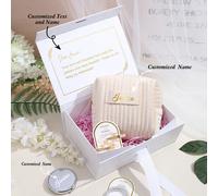 Coffret cadeau personnalisé pour demande de demoiselle d'honneur, Boîte cadeau Police 1,Police 2,Police 3,Police 4,Police 5,Police 6Polyuréthane