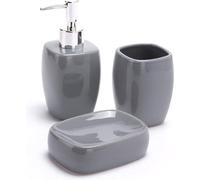 Coffret cadeau pour la salle de bain, kit 3 pièces, étagère pour gel douche, porte-savon