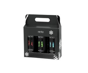 Coffret cadeau senteur Rento Sauna 3 x 400 ml. Eucalyptus, bouleau et baies arctiques