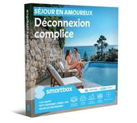 Coffret Cadeau SMARTBOX - Séjour en amoureux - Déconnexion complice - 1 ou 2 nuits, petit-déjeuner, dîner, spa selon les