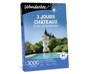 Coffret cadeau - WONDERBOX - 3 jours châteaux et belles demeures - 2 nuits pour 2 personnes - 3000 séjours