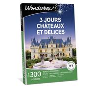 Coffret Cadeau - WONDERBOX - 3 jours châteaux et délices - 2 nuits avec un ou deux dîner(s) et petits déjeuners pour 2 personnes