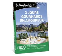 WONDERBOX - 3 Jours Gourmands en Amoureux - Coffret Cadeau - Idée Cadeau Séjours