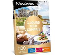 Coffret cadeau - WONDERBOX - 3 Jours Tout Compris - Séjour Romantique - 2 nuits pour 2 - Dîner & petits déj - Validité 3 ans 3 mois