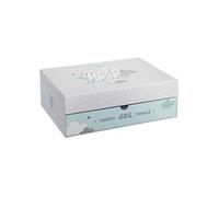 - Coffret Cadeaux Enfant 3 Pièces "Love" 28cm Bleu
