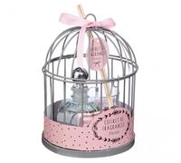 Coffret cage avec diffuseur et bougie ""Instants volés"" Atmosphera - Coffret cage avec diffuseur et bougie Pivoine -