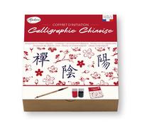 Coffret - Calligraphie - Initiation à la calligraphie chinoise - Plume + encre + carnet - Aladine