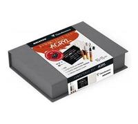 Coffret carnet Etival 10x15cm Clairefontaine 1 toile prête à peindre et 3 marqueurs Molotow G