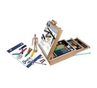 Coffret - Chevalet D'artiste - Crayons, Pastels, Fusains Et Accessoires - Royal & Langnickel
