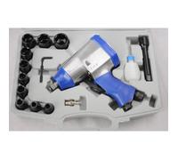 Coffret hoc pneumatique 1-2"" + accessoiresCoffret comprenant : 10 douilles 9-10-11-13-14-17-19-22-24-27 mm1 rallonge1