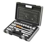 COFFRET CLE A CLIQUET DOUILLES PRO VANADIUM 24P 12 pans GARANTI A VIE MAGNUSSON
