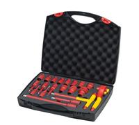 Coffret liquet isolé 1/2"" 20 pièces Wiha - Rouge Jaune 21 - 43024