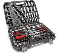 Coffret liquet Jeu de 215 pcs. Kit e serrage Douille Embouts Acier Carbonne Accessoire
