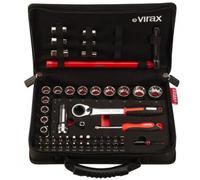 Coffret PLOMBIBOX 51pcs Clé Robinet + Douilles Traversantes - VIRAX 310410