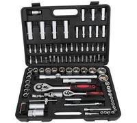Coffret clés à douilles - KRAFTWERK - 94 pièces - 1/2 et 1/4 Pouce - Outils de mécanique - Accessoires inclus