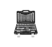 Coffret Cliquet, douilles 1/2 et et clés mixtes Valisette de 37 pièces HobbyTech