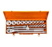 Coffret cliquet et douilles 3/4 21 pièces NEO TOOLS 08-061