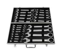 Coffret cliquet universel Ensemble Complet À Cliquet 22 Pièces Jeu Mixtes 6-32mm Avec Mallette De Rangement Trousse À Outils Domestique Avec Outils À Main
