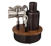 Secret de Gourmet - Coffret cocktail 6 pièces Manguier 21 cm Noir