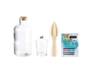 Coffret Cocktail 9 Pièces Rhumerie 16cm Transparent
