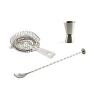 Coffret Cocktail Quid Mi Bar Acier inoxydable (27cm - 19 x 10 x 2 cm - 2/4 CL) (3 pcs)