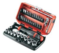 COFFRET COMPACT 1/4" 6-PANS AVEC CLIQUET ÉTANCHE - EN POUCES