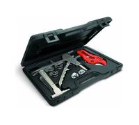 Coffret complet pince à sertir pour raccords à glissement - Compatible tubes Øs 12, 16, 20 mm - Pince en métal ergonomique - Malett