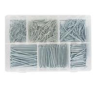Coffret composé d'un assortiment de 555 goupilles fendues