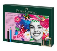 FABER-CASTELL 210053 FABER-CASTELL Polychromos & Pitt Graphite Matt Malset farbsortiert, 40 St.
