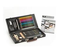 Coffret - Crayons Couleurs Et Graphite - Esquisse Et Dessin - Initiation - Royal & Langnickel