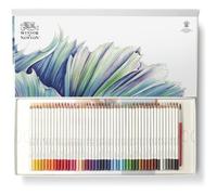 Coffret - Crayons de couleur - Aquarelle - Beaux-arts - Winsor et Newton - Colle