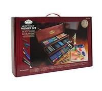 Coffret - Crayons, Pastels Et Couleurs - Beaux-Arts - 134 Pièces - Royal & Langnickel