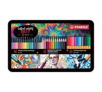 Coffret créatif STABILO Arty 36 feutres et crayons de couleurs pointes assorties