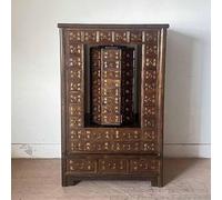 Coffret d'apothicaire à 95 tiroirs, armoire à pharmacie à 11 niveaux, grand meuble de rangement pour fiches de bibliothèque, vitrine d'apothicaire traditionnelle bois massif pour pharmacies(E)