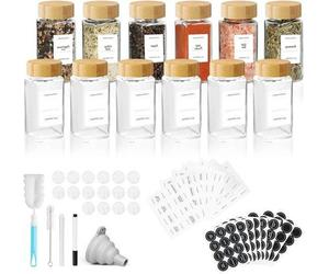 Coffret d'apprêt Bambus-Box, 120 ml, avec couvercle et pinceau, lot de 12